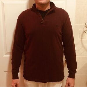 Chaps Zip Collar Sweater Men’s M